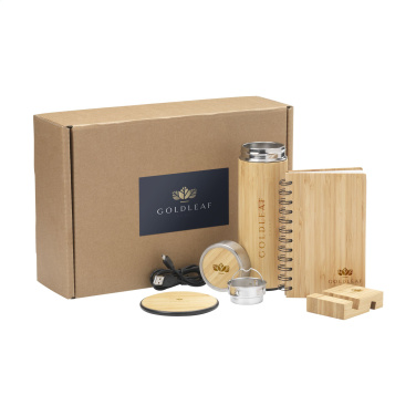 Logo trade promotional gifts picture of: Merch Set Bamboo Boost
