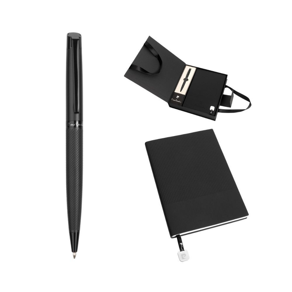 Logo trade corporate gifts picture of: Set of notebook and pen CHANTAL Pierre Cardin