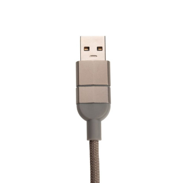 Logo trade business gifts image of: Charging cable with data transfer DONNES Pierre Cardin