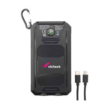 Logo trade advertising product photo of: Trail RCS Solar Charger Compass 8000