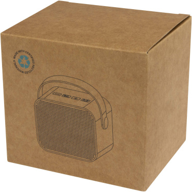 Logo trade promotional giveaways image of: Diya 3W wireless recycled plastic speaker