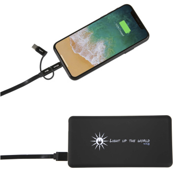 Logotrade promotional gift image of: SCX.design P30 8000 mAh light-up solar power bank