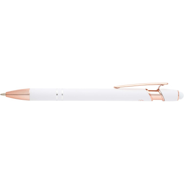 Logo trade promotional merchandise photo of: Nanna ballpoint pen with rose gold finish (blue ink)