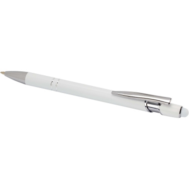 Logo trade corporate gifts picture of: Kish ballpoint pen with silver finish (blue ink)