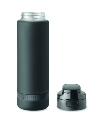 Logo trade promotional giveaway photo of: Sports water bottle RPET 1L