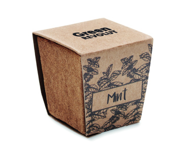 Logo trade promotional merchandise image of: Mint seeds growing kit
