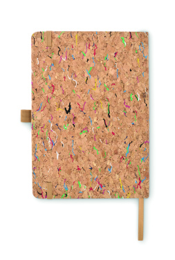 Logo trade promotional products image of: A5 cork coloured notebook