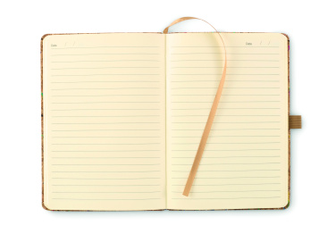 Logo trade promotional merchandise photo of: A5 cork coloured notebook