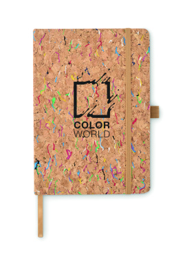 Logotrade promotional giveaway picture of: A5 cork coloured notebook