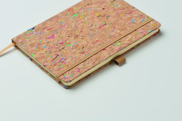 Logotrade promotional product picture of: A5 cork coloured notebook