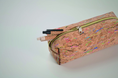 Logotrade promotional gift image of: Coloured cork pencil case