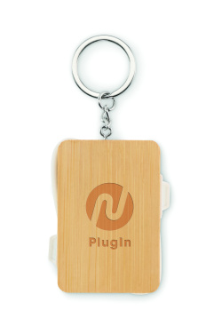 Logo trade advertising products image of: Key ring charging cable