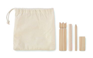 Logo trade promotional giveaway photo of: Pinewood outdoor throwing game