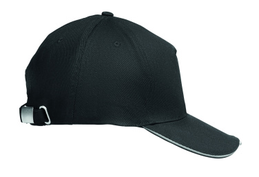 Logo trade corporate gifts picture of: 5 panel LED cotton cap 220gr/m²