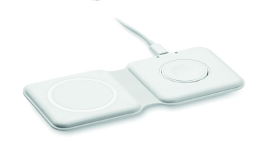 Logotrade business gifts photo of: 2 in 1 foldable charger 15W