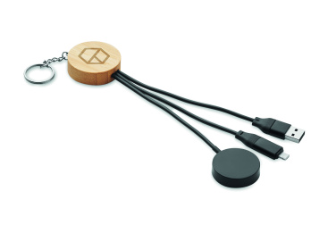 Logotrade business gifts photo of: Key ring with 4 in 1 60W cable