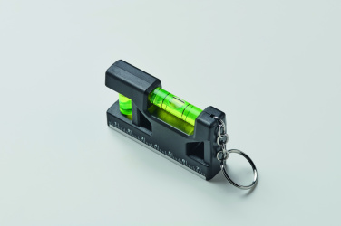 Logo trade promotional giveaways image of: Magnetic level ABS key ring