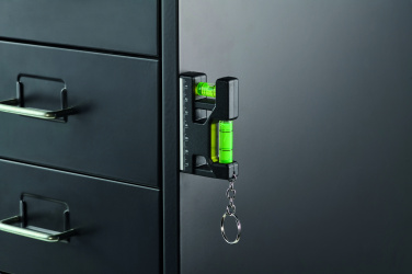 Logo trade promotional giveaways picture of: Magnetic level ABS key ring