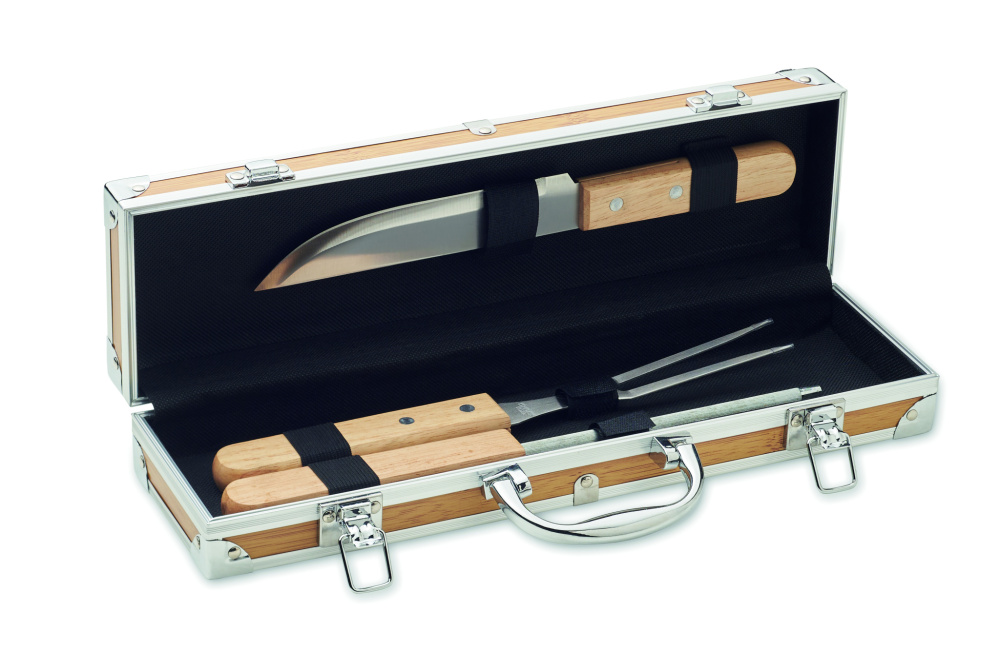 Logotrade promotional item image of: Stainless steel barbecue tools