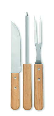 Logo trade promotional merchandise image of: Stainless steel barbecue tools