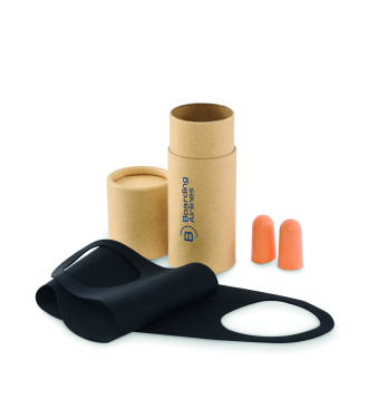 Logo trade promotional merchandise image of: Travel set in paper tube box