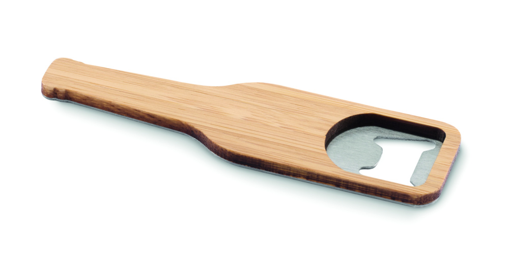 Logo trade promotional products image of: Bamboo bottle opener