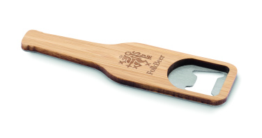 Logotrade promotional product picture of: Bamboo bottle opener