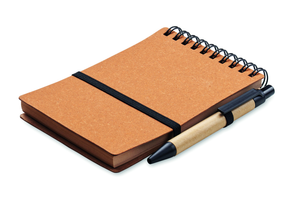 Logotrade advertising product image of: Recycled notebook with ball pen