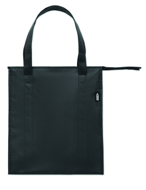Logo trade promotional giveaway photo of: Non woven RPET cooler bag