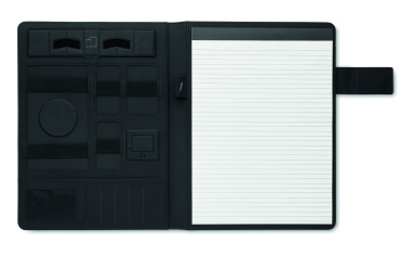 Logo trade business gift photo of: A4 folder and wireless charger