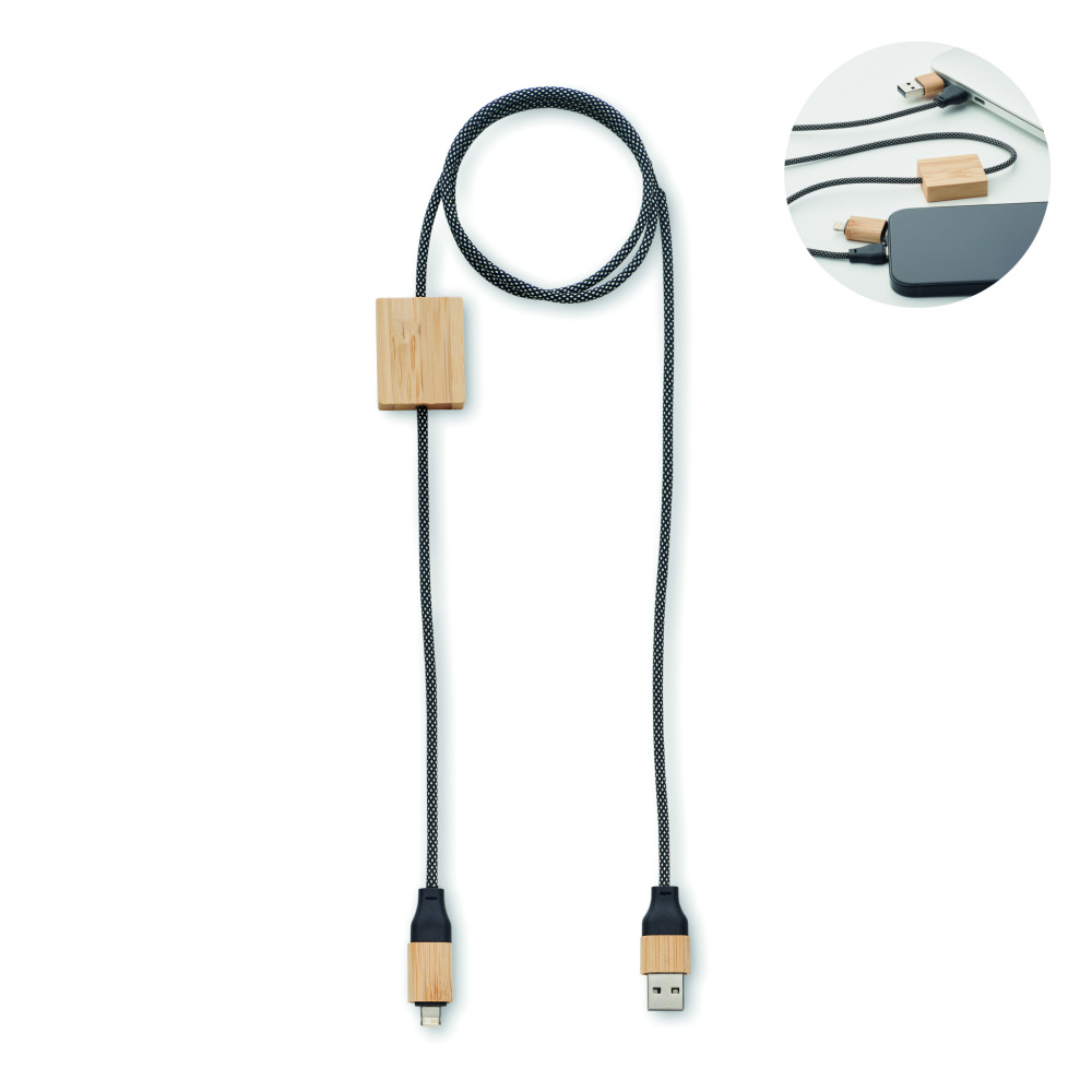 Logo trade business gift photo of: 60W charging cable