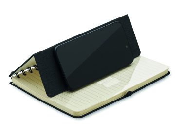 Logotrade promotional merchandise image of: A5 notebook with phone holder