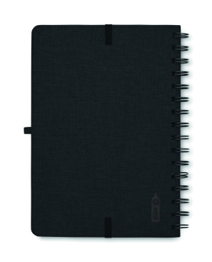 Logo trade promotional products image of: A5 notebook with phone holder