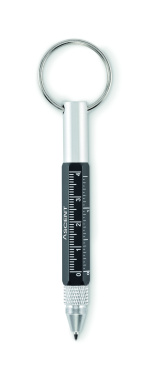 Logo trade promotional gift photo of: Key ring with twist action pen