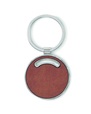 Logo trade corporate gifts image of: Round shape key ring