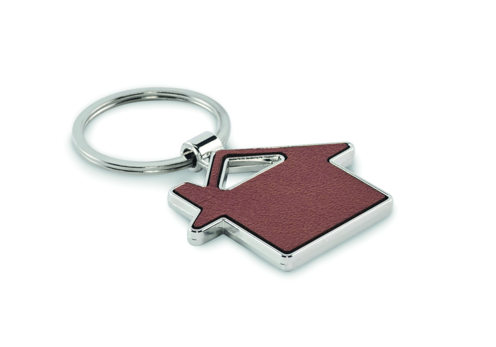 Logotrade corporate gift picture of: House shaped key ring
