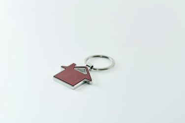 Logotrade promotional giveaway image of: House shaped key ring