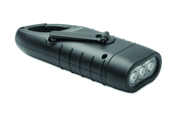 Logotrade advertising product image of: Solar torch with dynamo crank