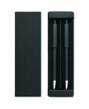 Logo trade corporate gift photo of: Recycled aluminium pen set