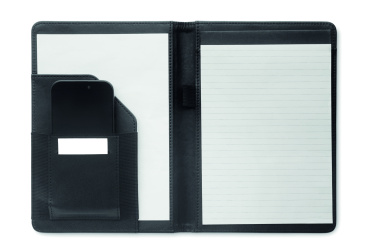 Logo trade promotional merchandise photo of: A5 portfolio 300D RPET