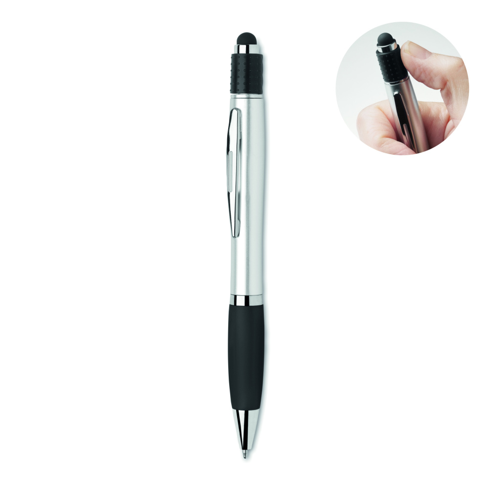 Logo trade promotional giveaway photo of: Stylus spinner pen