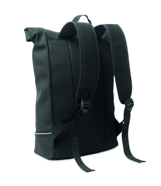 Logotrade promotional giveaway picture of: Laptop 15" roll top PU backpack