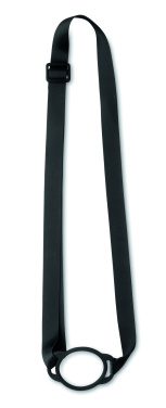 Logo trade promotional merchandise picture of: Lanyard with cup holder 6cm