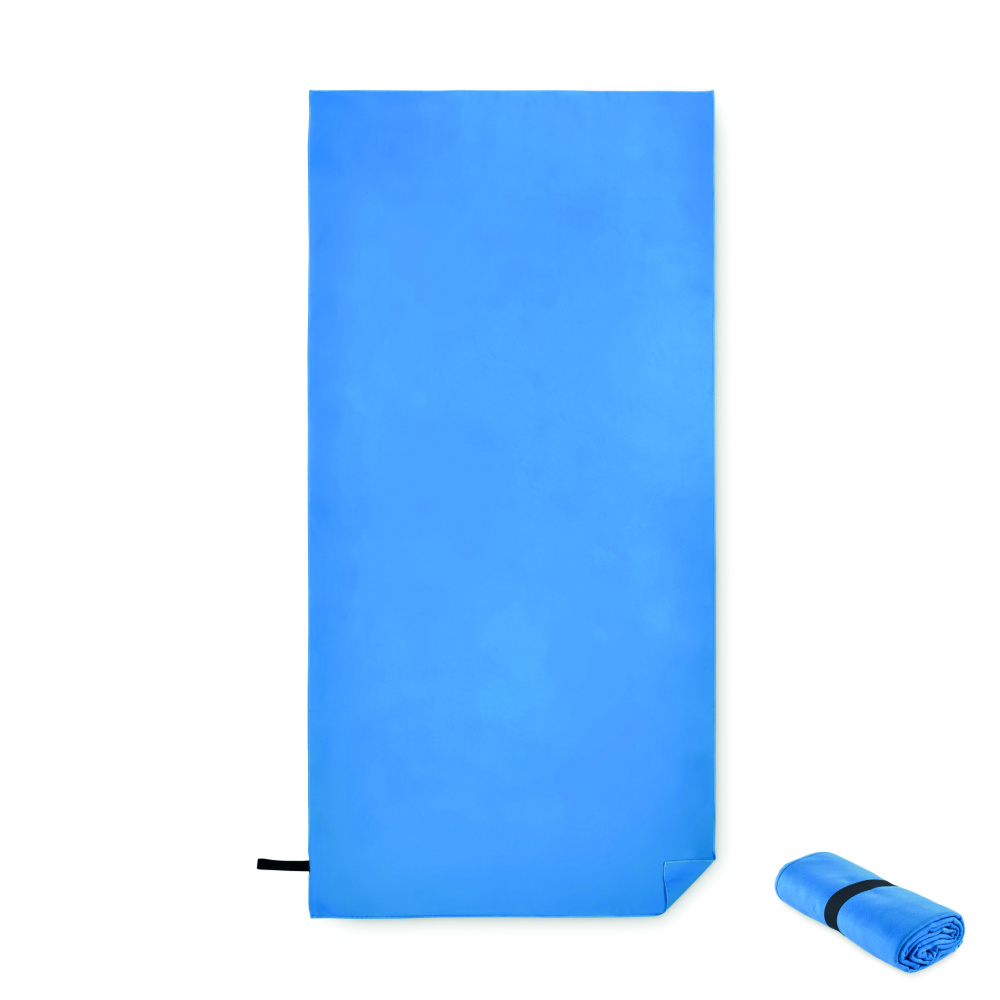 Logo trade promotional items image of: Double sided microfibre towel