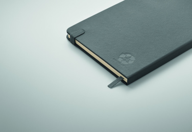 Logotrade advertising products photo of: Recycled Leather A5 notebook