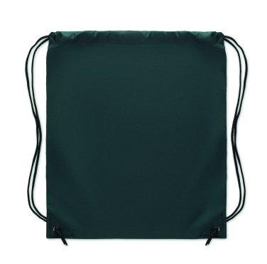 Logo trade business gifts image of: 190T Polyester drawstring bag