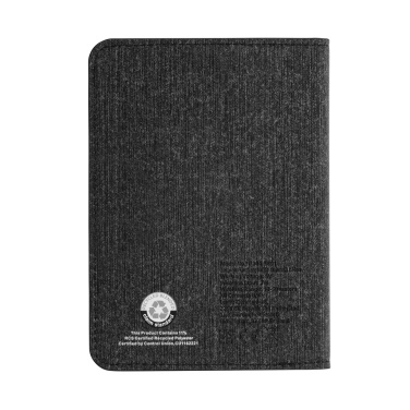 Logo trade promotional items image of: Trackmate RCS rpolyester passport holder worldwide locating