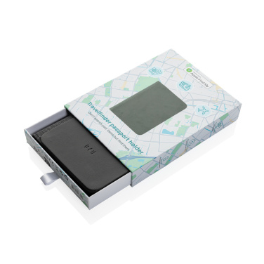 Logotrade advertising product picture of: Trackmate RCS rpolyester passport holder worldwide locating