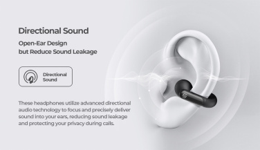 Logo trade promotional product photo of: Urban Vitamin Long Beach ENC rplastic wireless earbuds