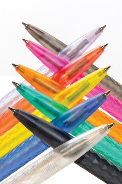 Logotrade promotional item picture of: X3 GRS recycled PC plastic pen frosted